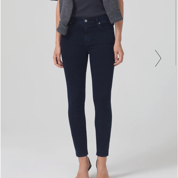 BNWOT Citizens of Humanity Rocket Ankle Mid Rise Skinny (Ultra Marine) - Picture 1 of 7